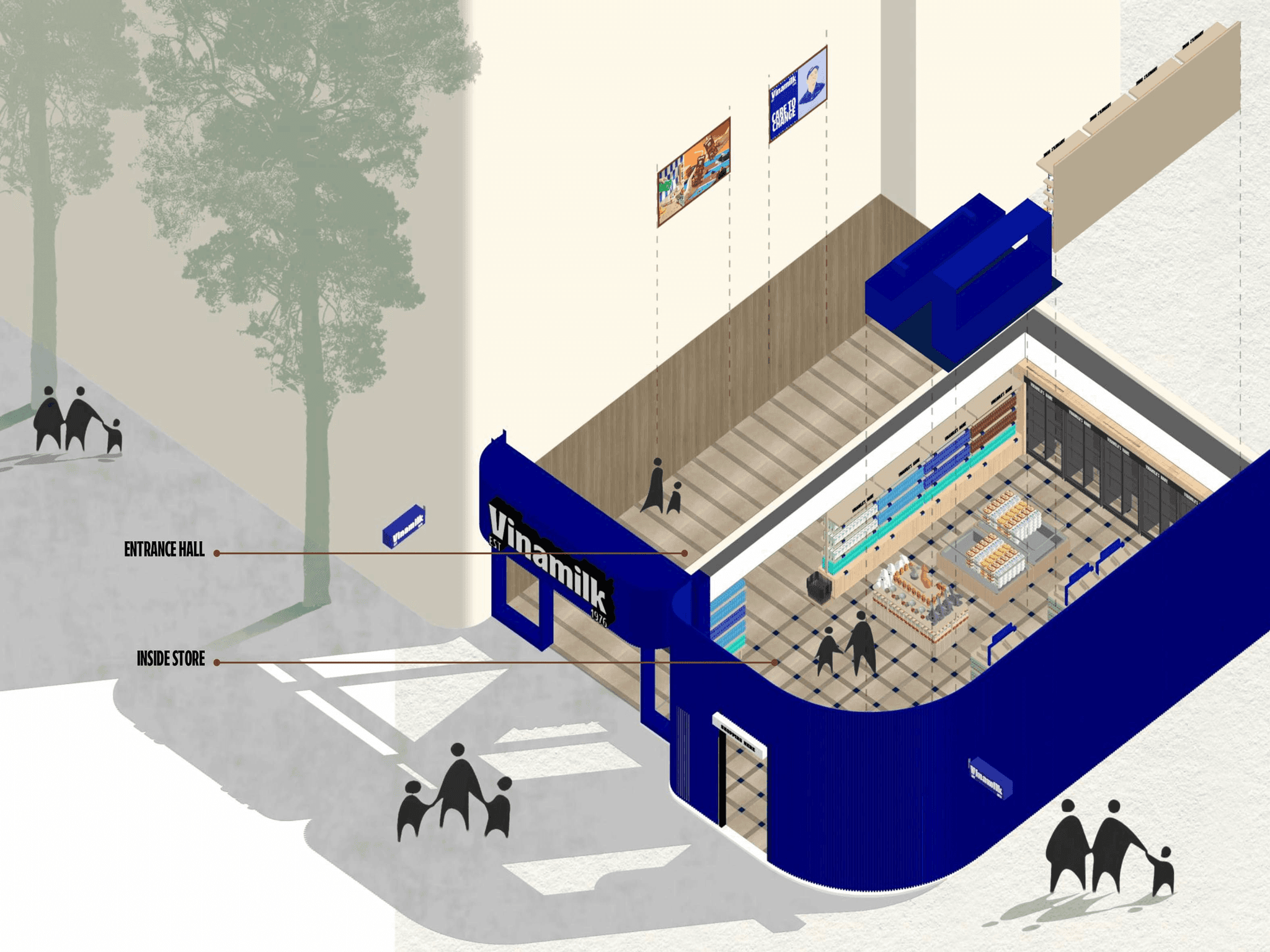 Vinamilk Space Branding - Medium size